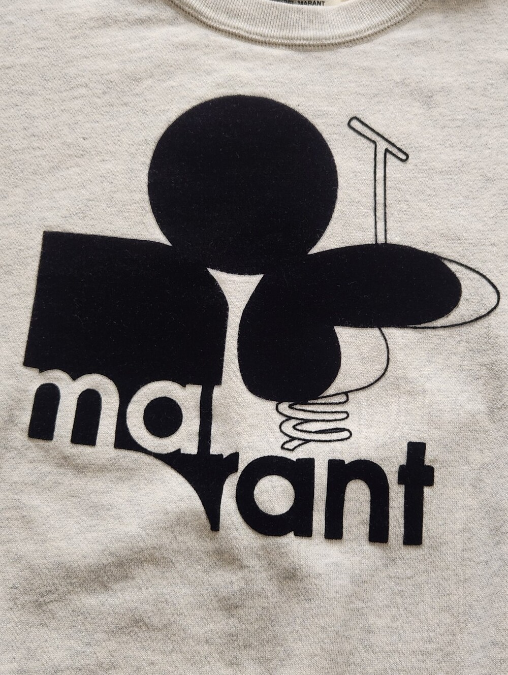 Isabel Marant Miko Graphic Logo Sweatshirt - XS - Picture 6 of 10